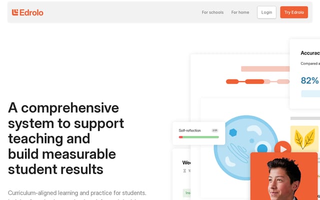 Screenshot of edrolo.com.au