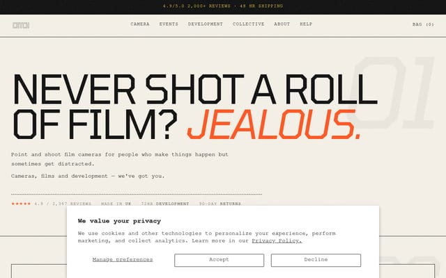 Screenshot of catchcameras.co.uk