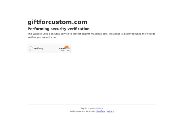 Screenshot of giftforcustom.com