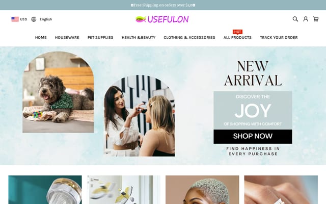 Screenshot of usefulon.com