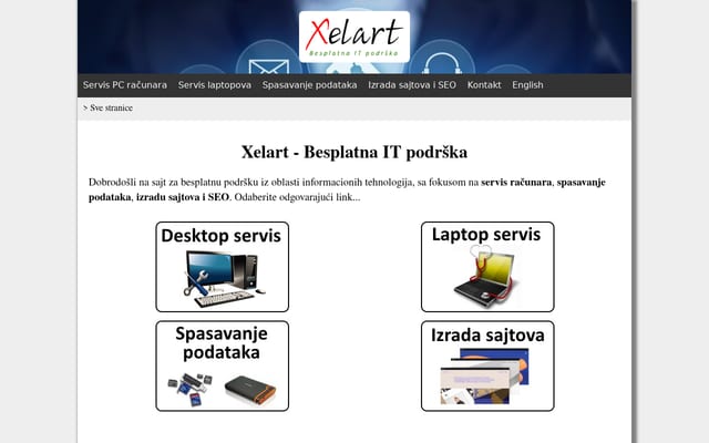 Screenshot of xelart.com