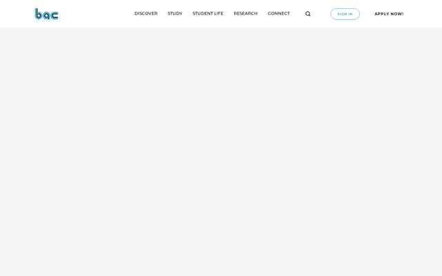 Screenshot of bac.ac.bw
