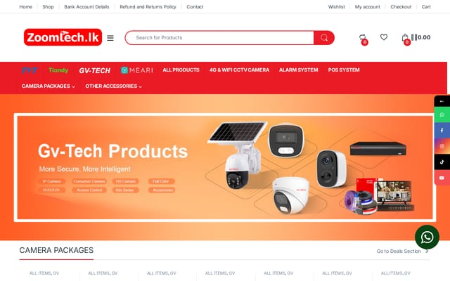 Screenshot of zoomtech.lk