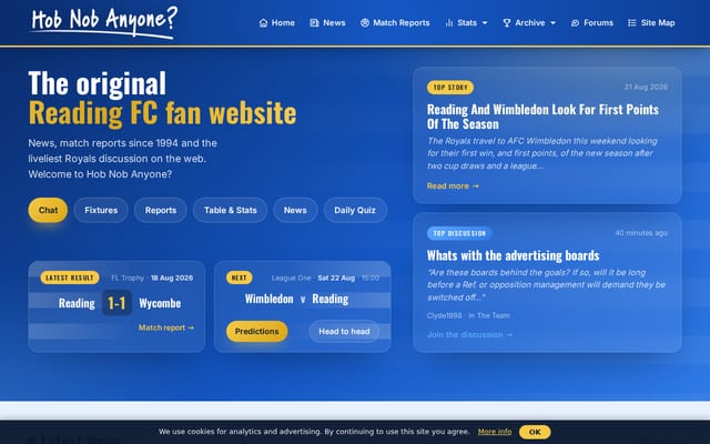 Screenshot of royals.org