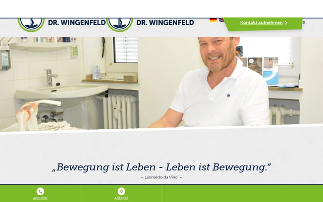 Screenshot of praxis-wingenfeld.de