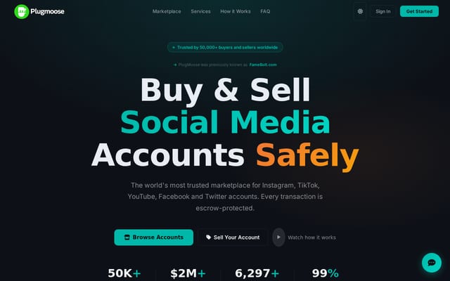 Screenshot of famebolt.com