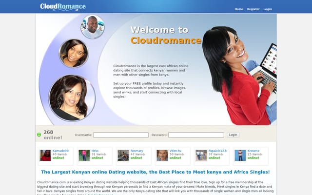 Screenshot of cloudromance.com