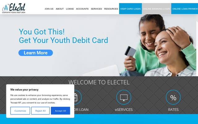 Screenshot of electelccu.org