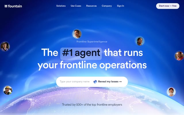Screenshot of fountain.com