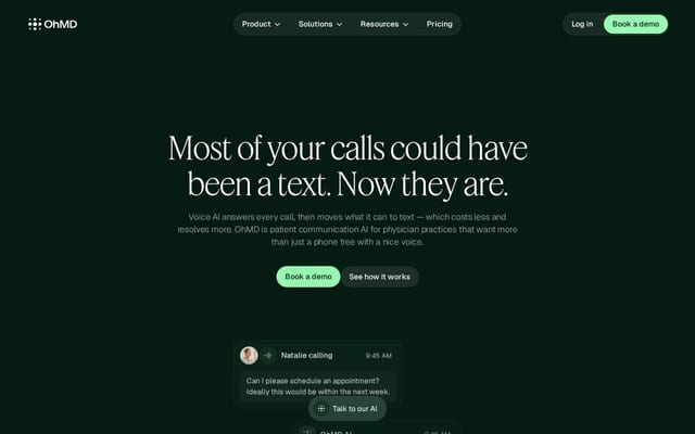 Screenshot of ohmd.com