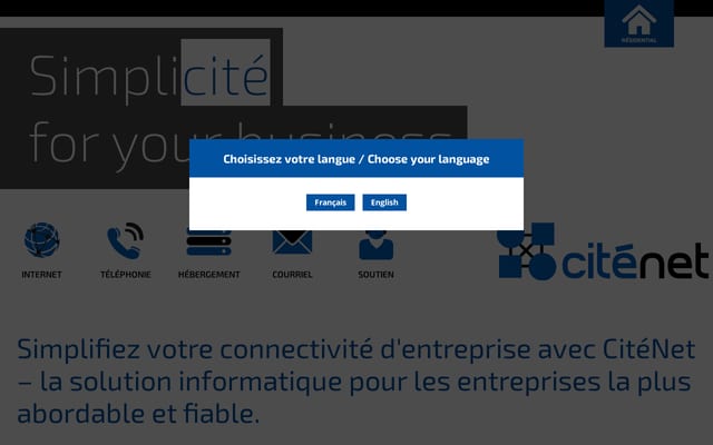 Screenshot of citenet.net