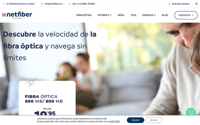 Screenshot of netfiber.es