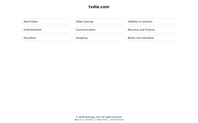 Screenshot of tvdie.com