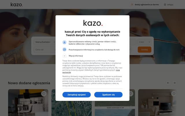 Screenshot of kazo.pl