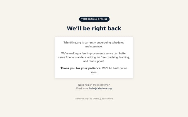 Screenshot of talentone.org