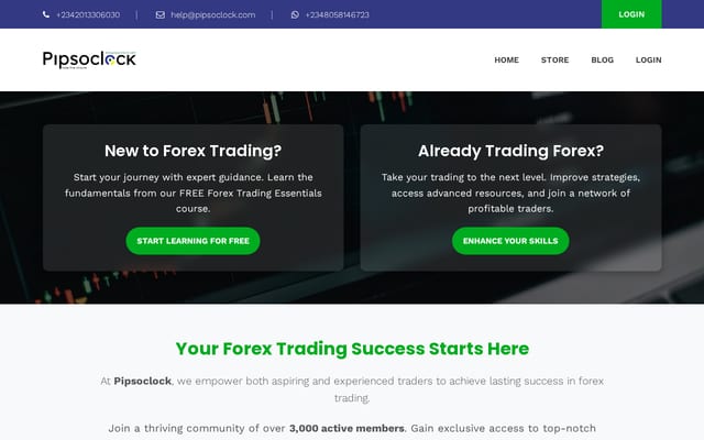Screenshot of 7bforex.ng