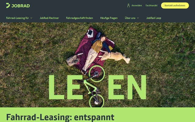 Screenshot of jobrad.org
