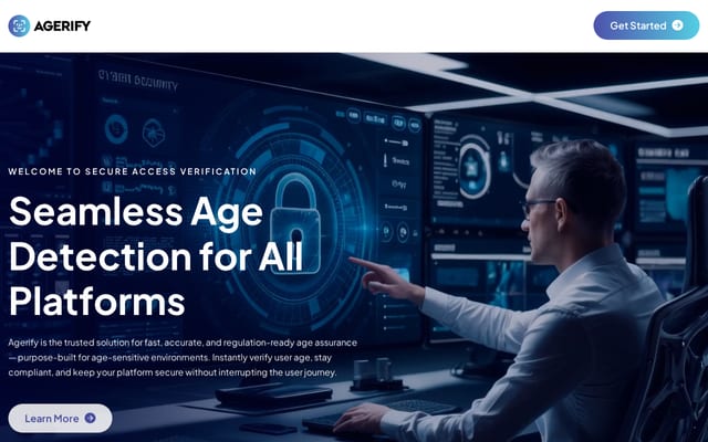 Screenshot of agerify.com