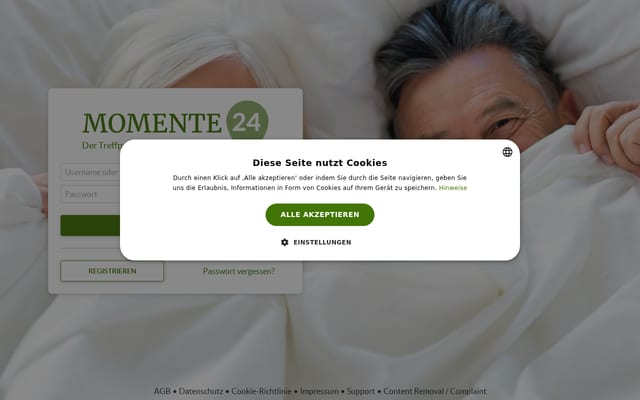 Screenshot of momente24.com