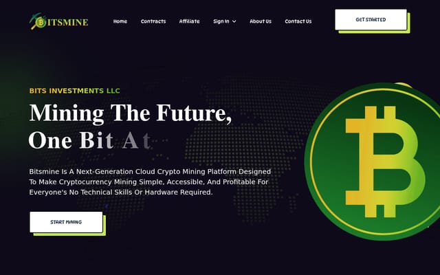 Screenshot of bitsmine.com