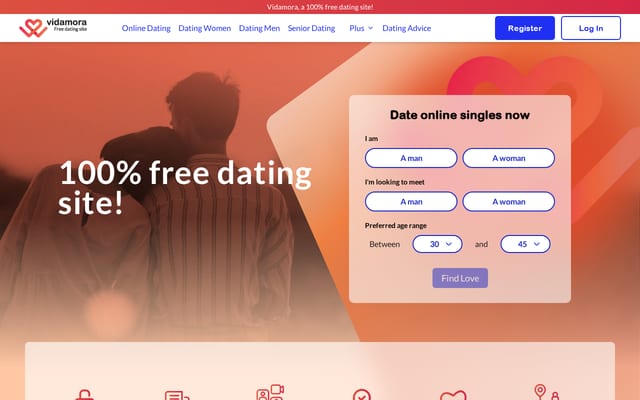 Screenshot of vidamora.com