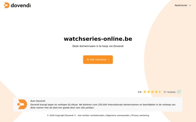 Screenshot of watchseries-online.be