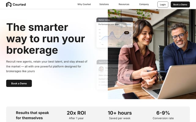 Screenshot of courted.io
