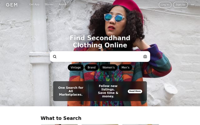 Screenshot of gem.app