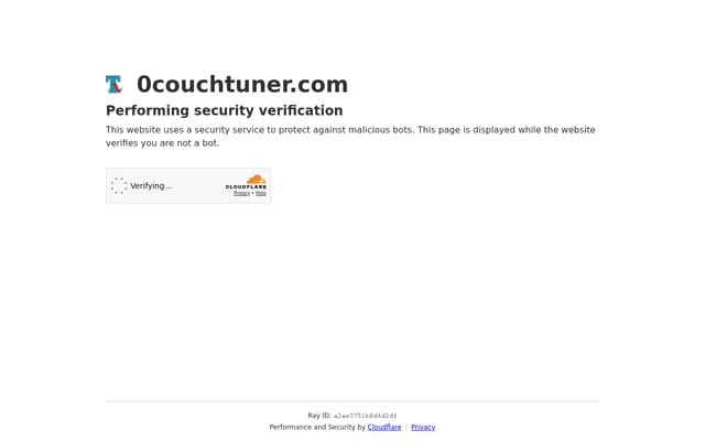 Screenshot of 0couchtuner.com