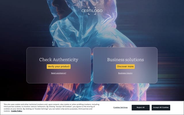 Screenshot of certilogo.com