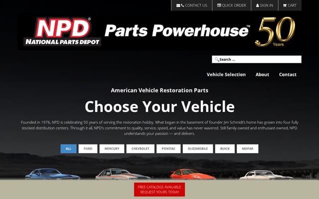 Screenshot of npdlink.com