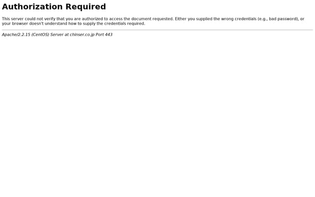 Screenshot of chinser.co.jp