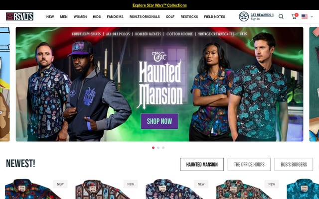 Screenshot of rsvlts.com