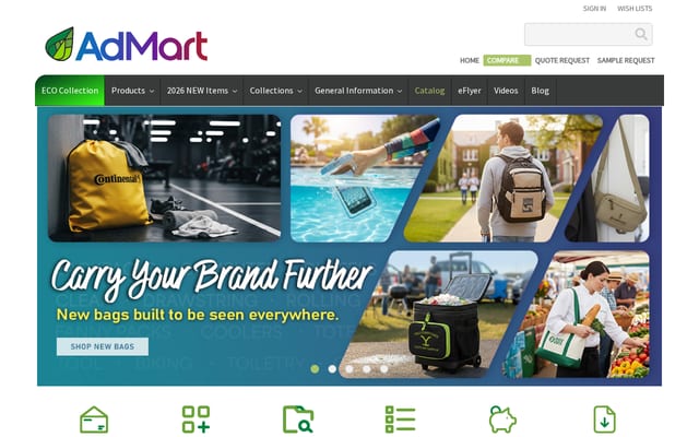 Screenshot of admartproducts.com