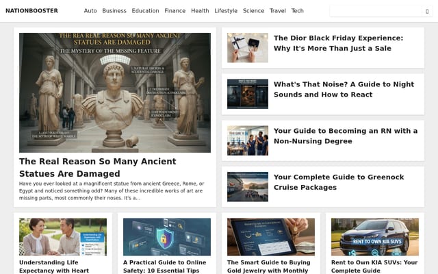 Screenshot of nationbooster.com