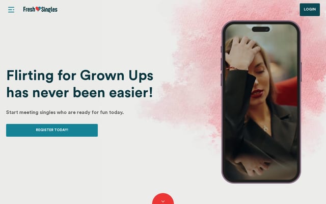 Screenshot of freshsingles.com
