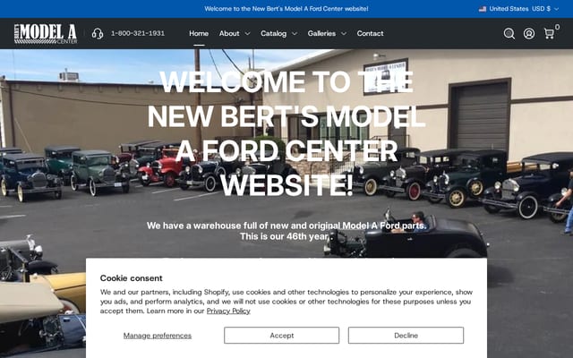Screenshot of modelastore.com
