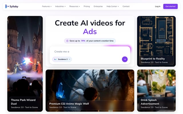 Screenshot of syllaby.io