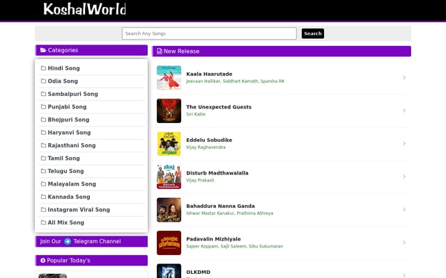 Screenshot of koshalworld.com