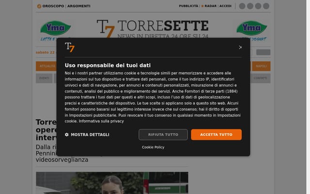 Screenshot of torresette.news