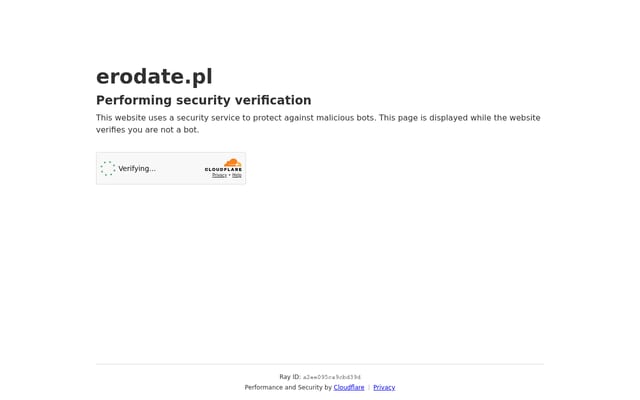 Screenshot of erodate.pl