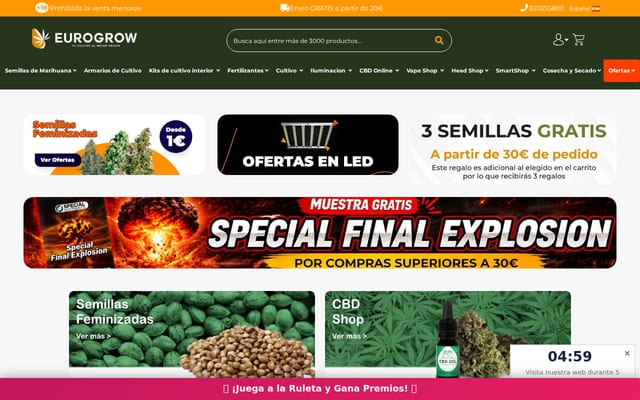 Screenshot of eurogrow.es