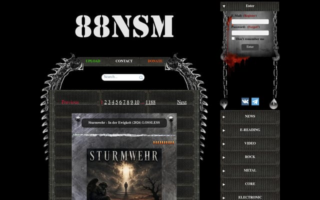 Screenshot of 88nsm.com
