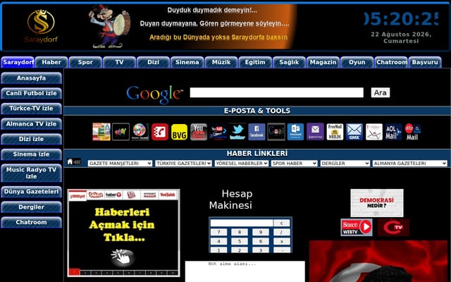 Screenshot of saraydorf.de