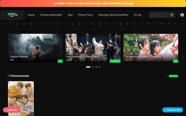 Screenshot of doramedplay.com