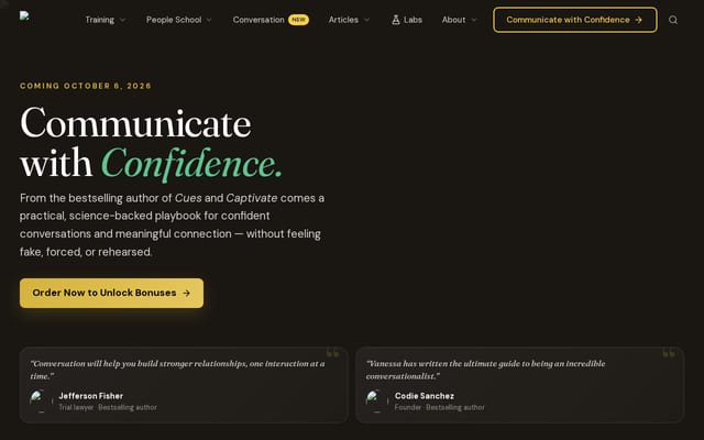Screenshot of scienceofpeople.com