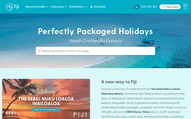 Screenshot of myfiji.com