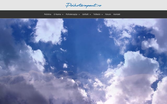 Screenshot of psihoterapeut.rs