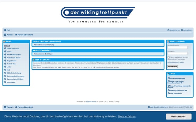 Screenshot of der-wikingtreffpunkt.de