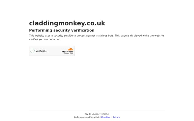 Screenshot of claddingmonkey.co.uk